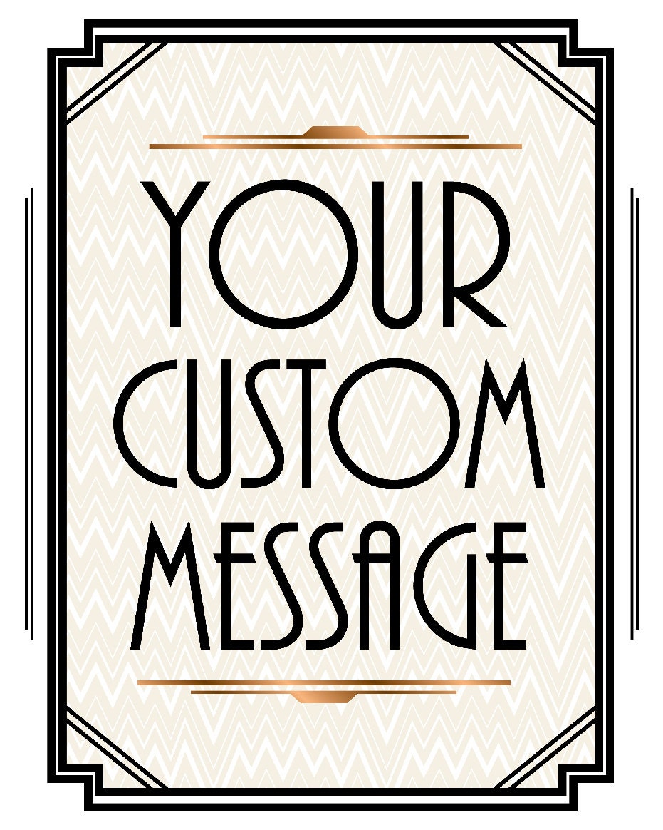 Custom Printable Sign custom Message Vertical Art - Etsy