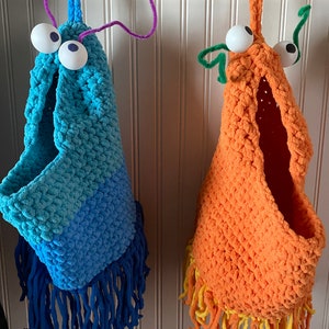 Yip yip alien sesame street fun hanging storage basket - FREE SHIPPING