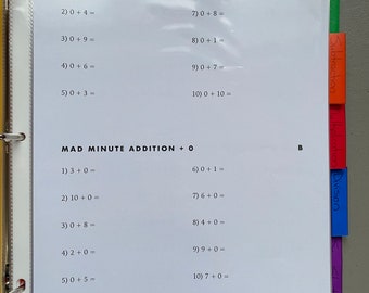 Mad Minutes wiskundewerkboek