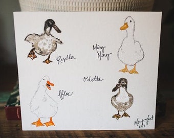 Custom Duck Pet Portrait