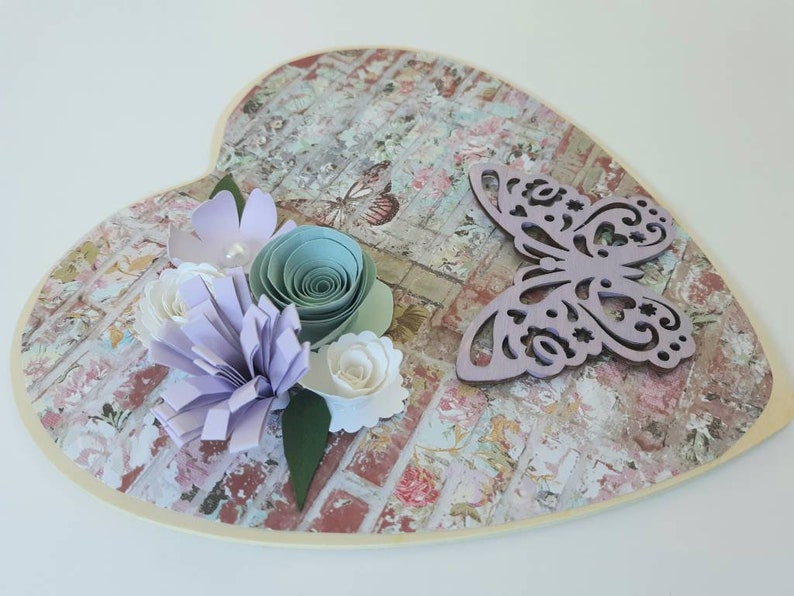 Paper Spring Sign Spring Signs Paper Flower Wooden Sign Easter and Spring - Etsy