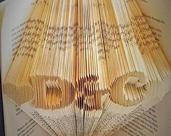 Christmas Gifts for Boyfriend/ Girlfriend - Folded Book Art - Customized Gift - Gifts for her - Gifts for him - Holiday Gifts