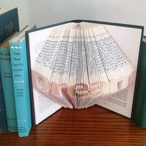 Folded Book Art Featuring the Word Dream Great Gift for the Book Lover image 2