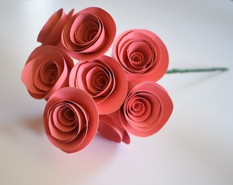 Tissue Paper Flower Bouquet - Red Ted Art - Kids Crafts