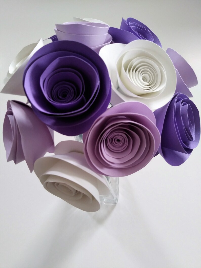 Paper Anniversary Gift 1st Anniversary Paper Flower Bouquet Etsy