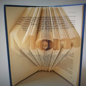 Gifts for Mom Folded Book Art Mothers Day Gift Ideas Book Folding Sculpture image 1