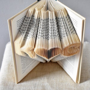 First Anniversary Gift for Him, Paper Anniversary Gift Ideas, Unique Gifts for Him, Personalized Folded Book Art image 2