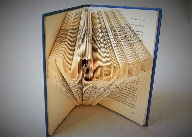 Gifts for Mom Folded Book Art Mothers Day Gift Ideas Book Folding Sculpture image 4