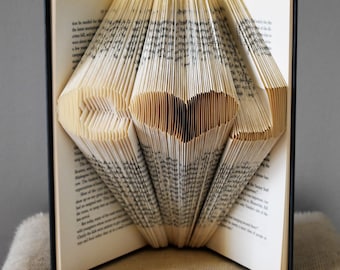 Wedding Gift for Couple, Wedding Gift Ideas, Gift for Bride, Gift for Groom, Folded Book Art, Personalized Wedding Gifts, Unique Gifts