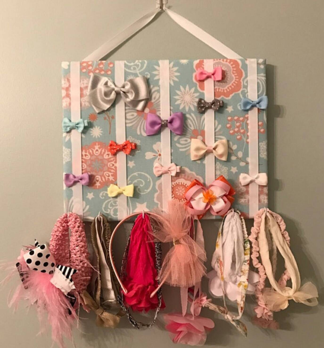 Hair Bow Holder & Headband Organizer/ Hair Bow Organizer with Etsy