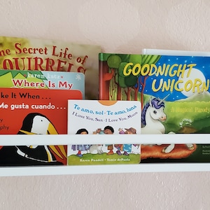 Children&#39;s Bookshelf/24&quot; Wall Shelf/ Floating Shelf/INSTALLATION INSTRUCTIONS INCLUDED
