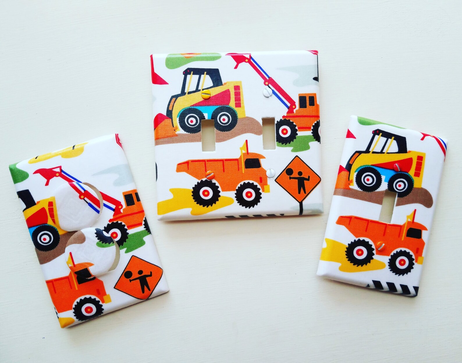 Construction Trucks Children's Book Wall Shelf/ Wall Etsy