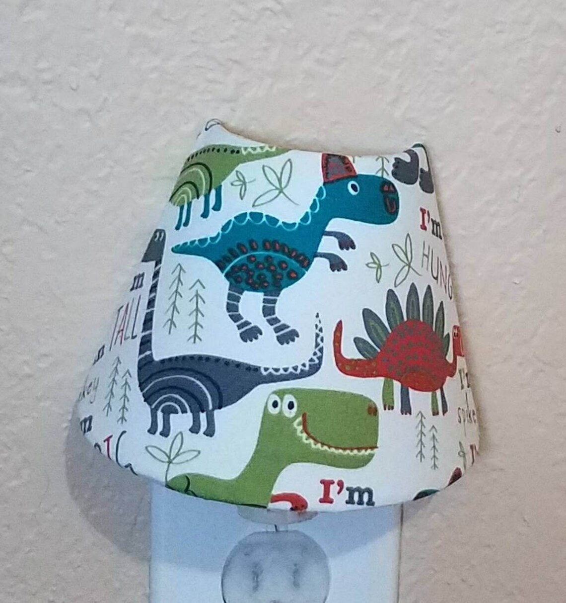 Night Light Boys Nursery Decor Childrens Dinosaurs Room Etsy