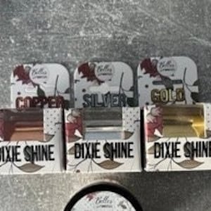 Dixie Shine 2" x 100', Dixie Belle, te gebruiken met Stick with me, Goud, Koper, Zilver, Bladgoud, verfraaiing, meubelkunst/decor/ambacht