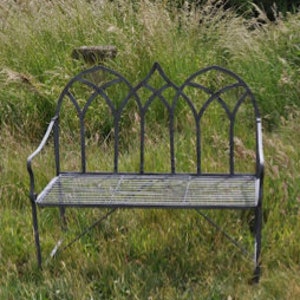 Gothic garden bench 2025