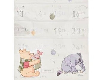 Winnie the Pooh Fabric Advent Calendar "Merry Christmas little one"