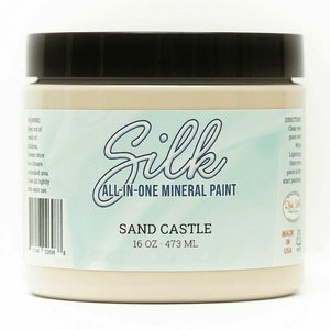 Zandkasteel Dixie Belle Silk All In One Minerale Verf - 20 Kleuren, Upcycle, Ambacht, Schilderen, Meubels, Keuken Renovatie waterbestendig