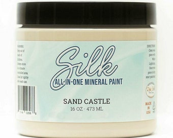 Sand Castle Dixie Belle Silk All In One Mineral Paint - 20 Colours, Upcycle, Craft, Painting, Furniture, Kitchen Renovation water resistant
