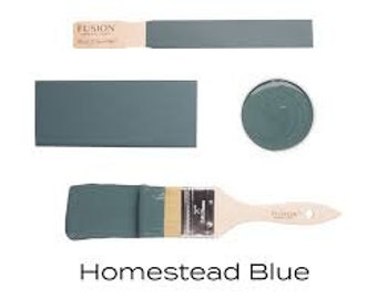 Homestead Blue, Fusion Mineral Paint, 500ml, Shabby Chic Furniture update makeover, milk paint, silk, chalk paint, upcycle, refinish, art