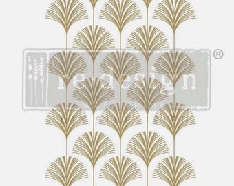 Re-Design with Prima – Interlinked Fans Decor Transfer, 61cm x 84cm (24” x 35”)