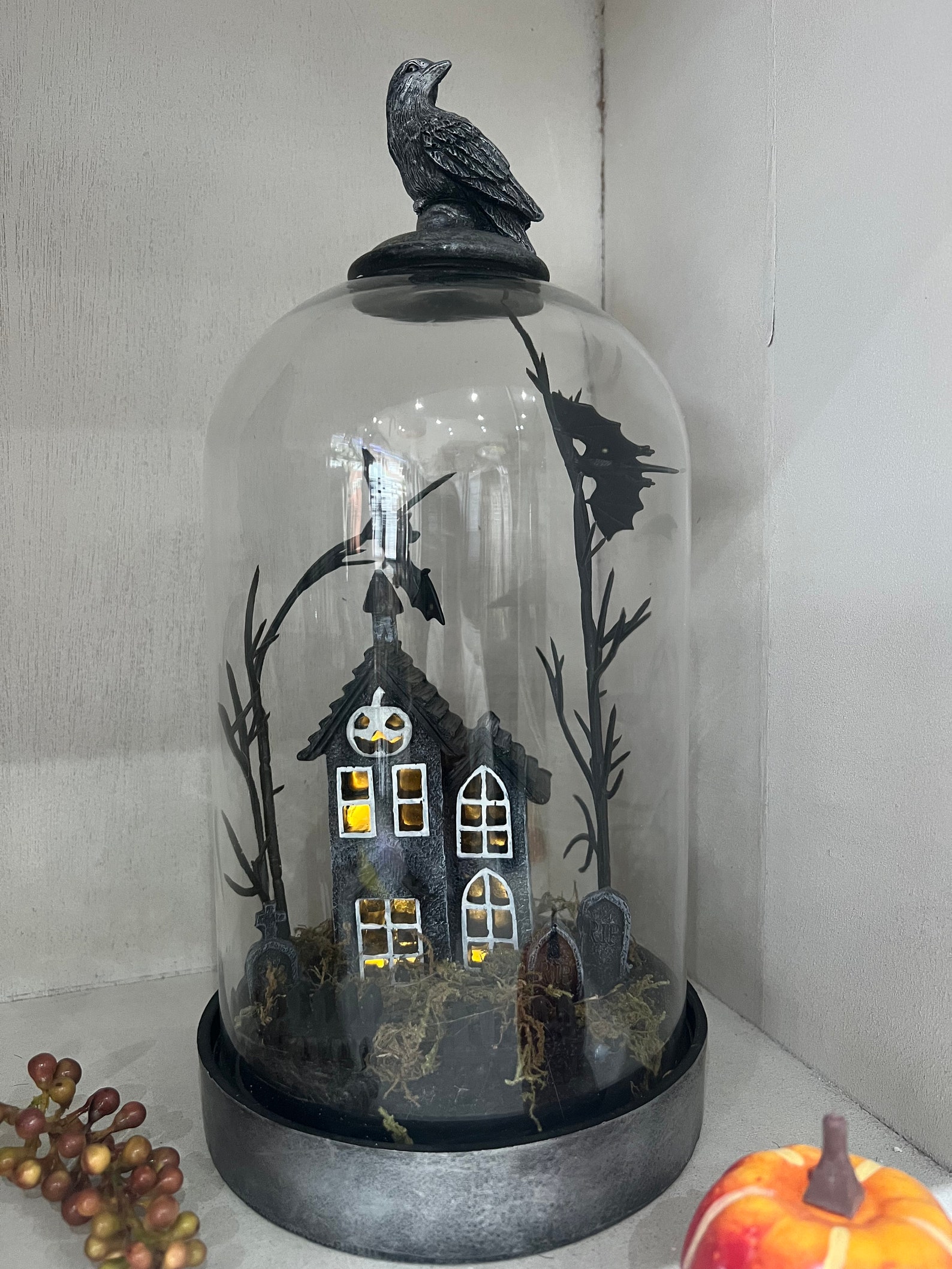 Image of Halloween Haunted House Cloche