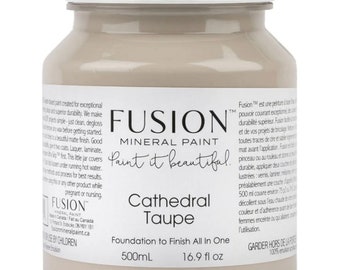 Cathedral Taupe, Fusion Mineral Paint, 500ml, Shabby Chic Furniture update makeover, milk paint, silk, chalk paint, upcycle, refinish, art