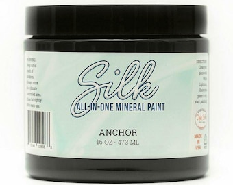 Anchor - Dixie Belle Silk All In One Mineral Paint - 20 Colours, Upcycle, Craft, Painting, Furniture, Kitchen Renovation water resistant