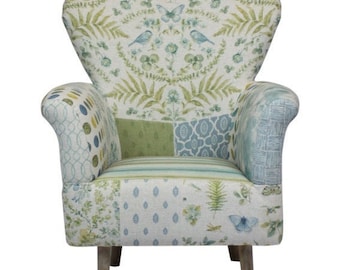 SOLD OUT Floral chair, shabby chic, country cottage, vintage, love seat, spotty, conservatory, living room