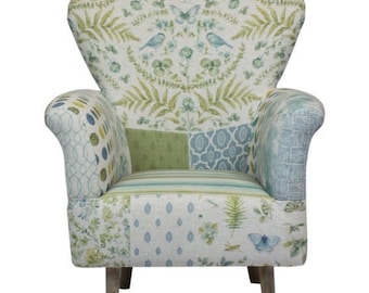 SOLD OUT Floral chair, shabby chic, country cottage, vintage, love seat, spotty, conservatory, living room