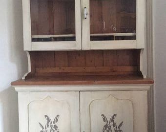 SOLD Please contact for custom orders - Solid Wood, Shabby Chic, Farmhouse, Welsh Dresser, Display Unit, Country Cottage, Hand Made