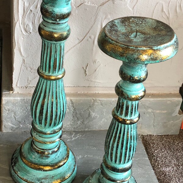 Gold Candle Holders Etsy UK