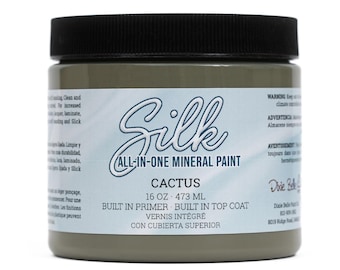Cactus - Dixie Belle Silk All In One Mineral Paint New Colours, Upcycle, Painting, Furniture, Kitchen Renovation water resistant