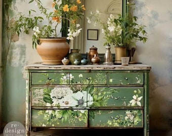 Decor Transfer | Froggy Meadow Greens *NEW* | Redesign With Prima | 24” x 35” | Froggy Meadow Greens Collection