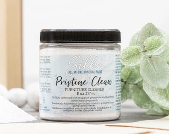 Pristine Clean Powder | Surface Prep Cleaner for Silk Paint | Degreaser and Surface Preparer for Furniture, Cabinets & DIY Projects