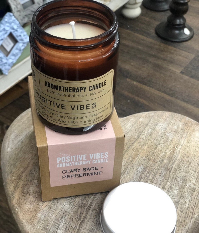 Bougie Parfumée En Cire De Soja DiDiBirDi – Parfum Lavande Violet, Cadeau Fête Anniversaire