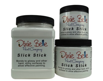 Slick stick Dixie Belle Primer glass / plastic Chalk Mineral Paint | 236ml 8oz, 473ml 16oz, 946ml 32oz, Shabby Chic Furniture makeover