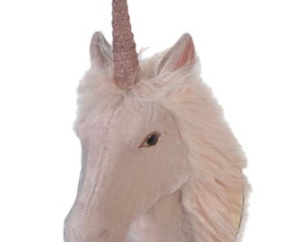 unicorn head plush