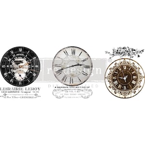 Könnte beinhalten: Drei Vintage-Uhren mit römischen Ziffern. Die Uhren sind schwarz, weiß und braun mit goldenen Akzenten. Die Uhren sind abgenutzt und haben einen verwitterten Look. Der Text auf dem Bild lautet "LIBRAIRIE LEROY GÉRARDMER (Vosges) Tel. 154 Come Forcs 175-36- Rue Villars-GRENOBLE- DIA BARGAIN COLLECTION OF VOL. 1. OF THE THIRD SERIES."