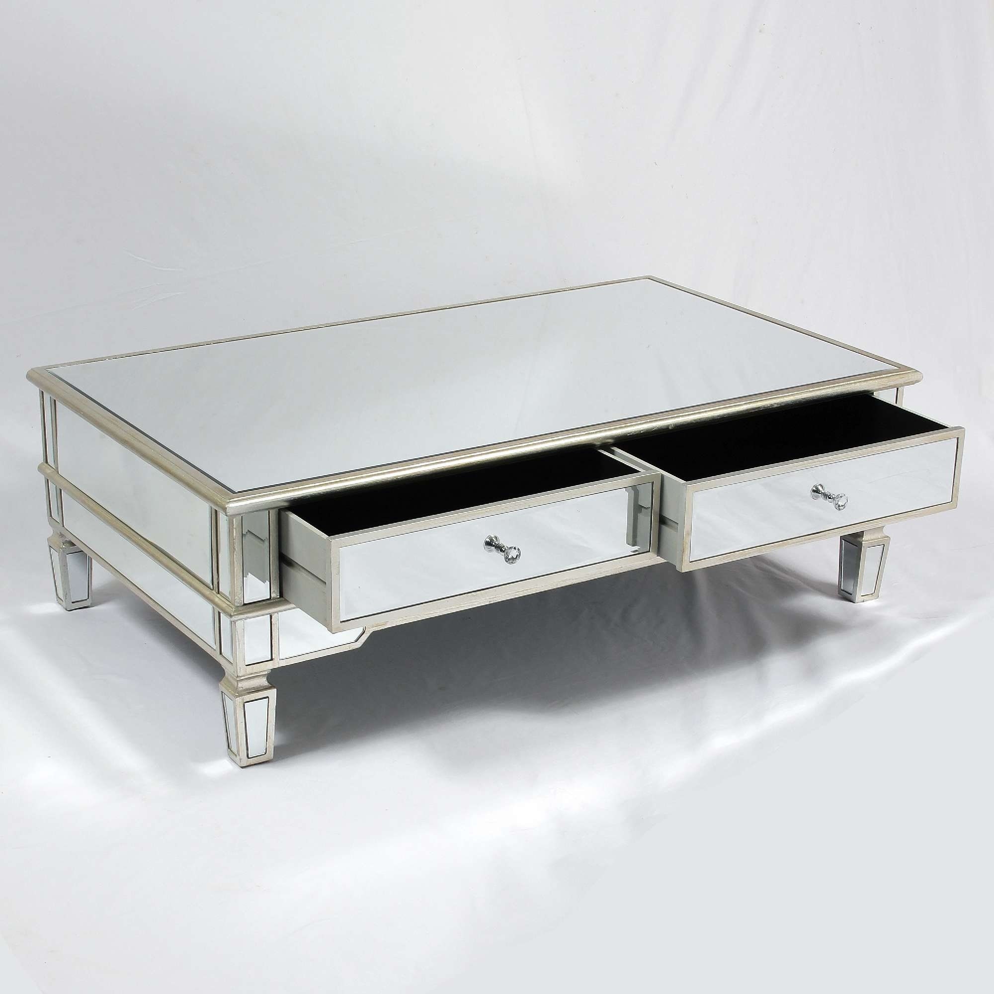 Pre Order Silver Mirrored Coffee Table Contemporary New Etsy UK