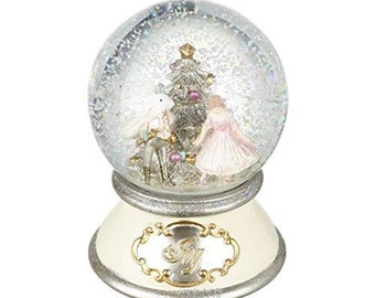 Snow globe Christmas nutcracker, Water Globe, nursery, office, living room decoration, ballerina, mouse, winter wonderland