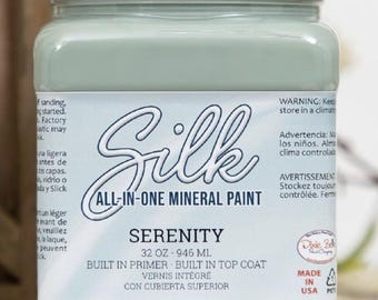 Serenity - Dixie Belle Silk All In One Mineral Paint - 20 Colours, Upcycle, Craft, Painting, Furniture, Kitchen Renovation water resistant