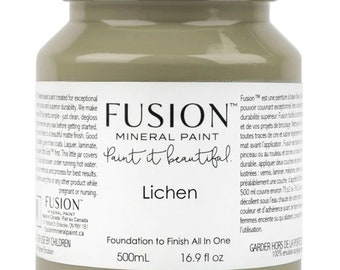 Lichen, Fusion Mineral Paint, 500ml, Shabby Chic Furniture update makeover, milk paint, silk, chalk paint, upcycle, refinish, art