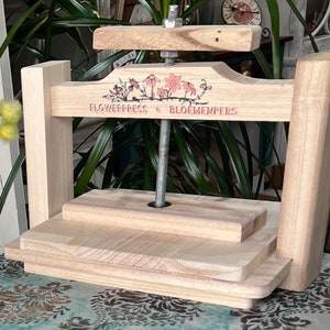 Large Wooden Flower Press Kit Perfect for Creating Botanical Art &  Hand-made Cards 