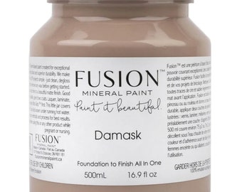 Damask, Fusion Mineral Paint, 500ml, Shabby Chic Furniture update makeover, milk paint, silk, chalk paint, upcycle, refinish, art