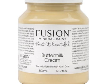 Buttermilk Cream, Fusion Mineral Paint, 500ml, Shabby Chic Furniture update makeover, milk paint, silk, chalk paint, upcycle, refinish, art