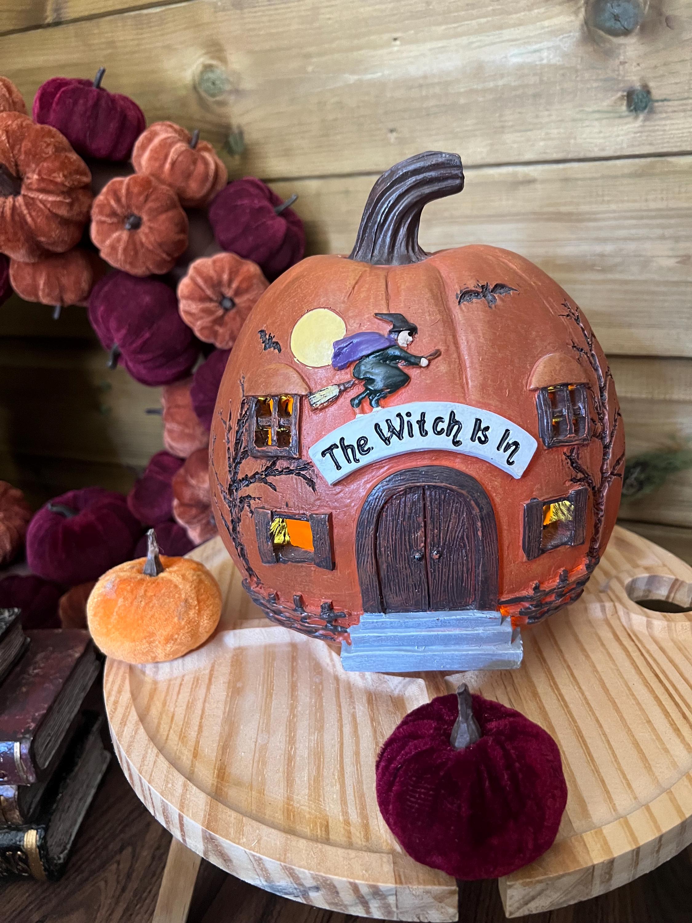 Gold Glittery Witch/Wizard Banner - Halloween Party Decor, Mantle & Home Decoration