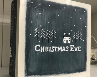Christmas Eve large keepsake box.