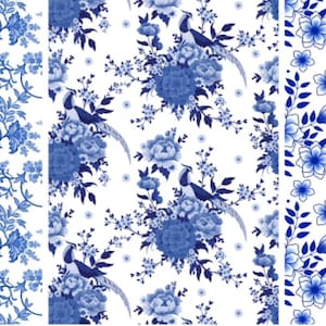Chinoiserie A3 rijstdecoupagepapier, 1 vel: 11,7 x 16,54 inch, Belles & Whistles, meubels, plakboek, woondecoratie