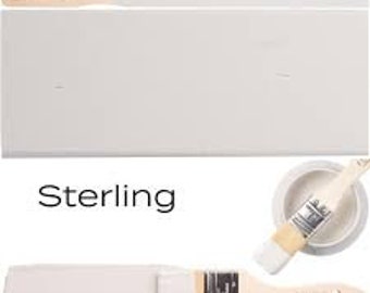 Sterling, Fusion Mineral Paint, 500ml, Shabby Chic Furniture update makeover, milk paint, silk, chalk paint, upcycle, refinish, art