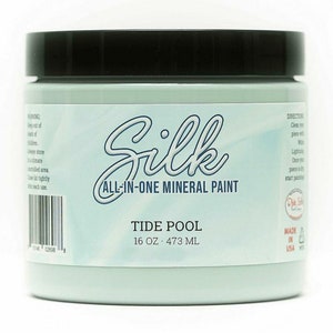Tide Pool - Dixie Belle Silk All In One Minerale Verf - 20 Kleuren, Upcycle, Ambacht, Schilderij, Meubels, Keuken Renovatie waterbestendig